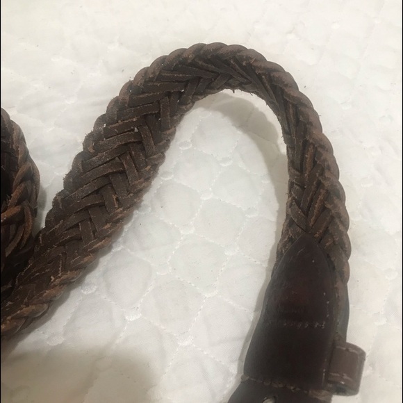 Ralph Lauren brown leather belt Sz 34 - Picture 2 of 3